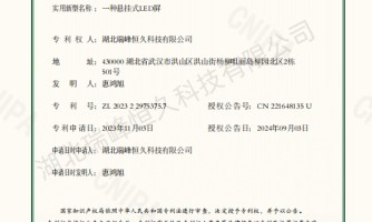 一种悬挂式LED屏