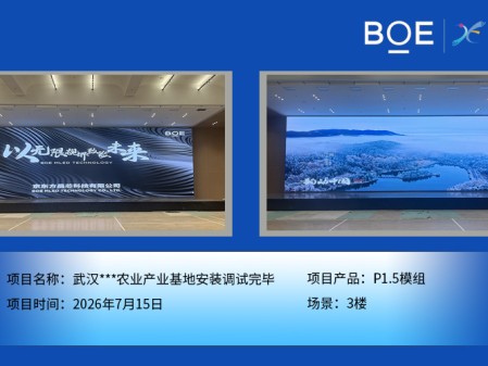 武汉***农业产业基地安装调试完毕
